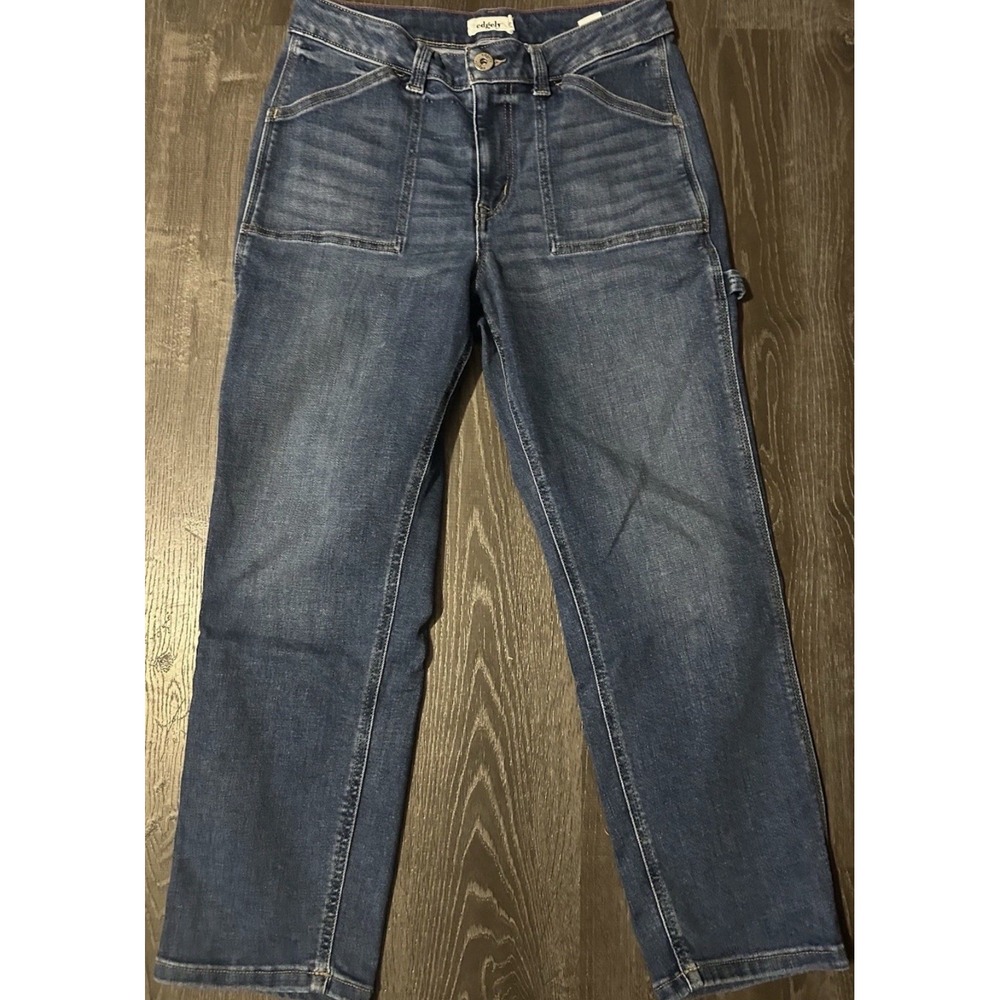 Women's Size 14 edgely Carpenter Jeans From Maurice's Slim Straight Ankle